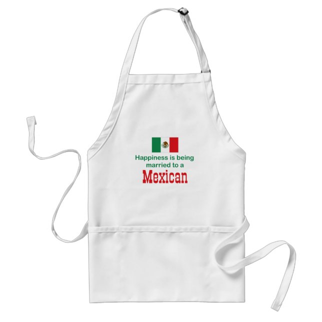 Avental Casado feliz a um mexicano (Frente)