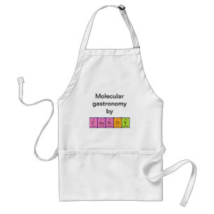 Avental Cassidy periódico mesa apron