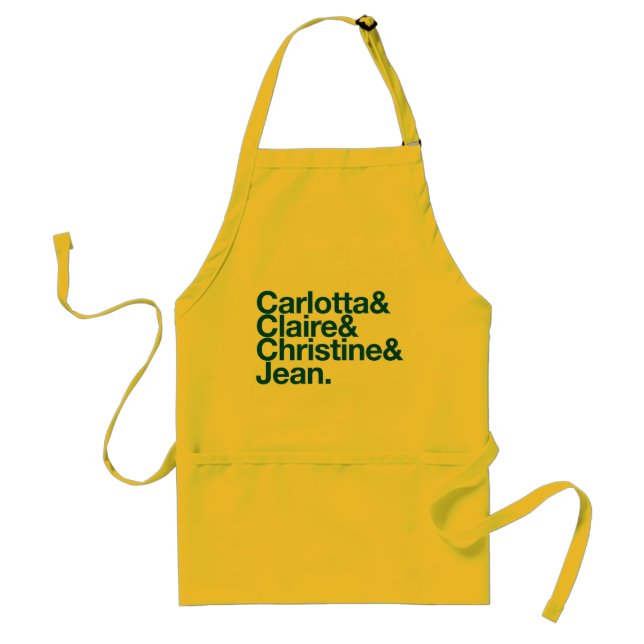 Avental Catalina Nuns Nomes Apron (Frente)