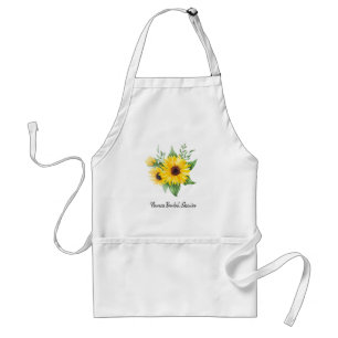 Avental Chá de panela personalizado Apron-Autografável! 