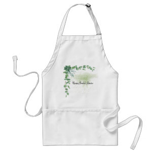 Avental Chá de panela personalizado Apron-Autografável!