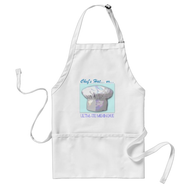 Avental Chapéu de Chef ou Apron Humoroso de Merengue (Frente)