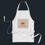 Avental Charming Chic Pearls ,Tiara, Princess,Glittery<br><div class="desc">This image features pearls , tiara and princess pink  gliterry on cream background.A trandy , fun,  funky, stylish and elegant girl gift for women  and teenage girls.</div>