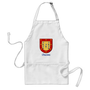 Avental Chaves Family Shield Apron