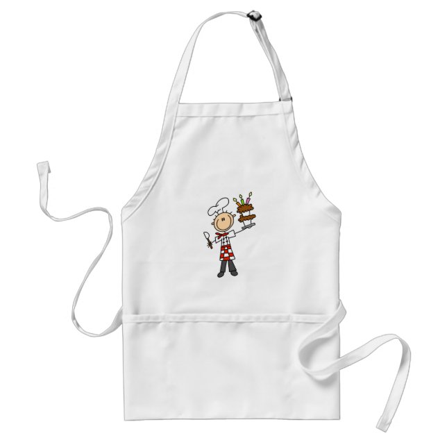 Avental Chef Com Bolo De Aniversário (Frente)