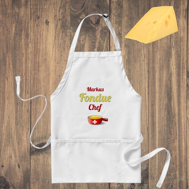 Avental Chef de Fondue Personalizado (Criador carregado)