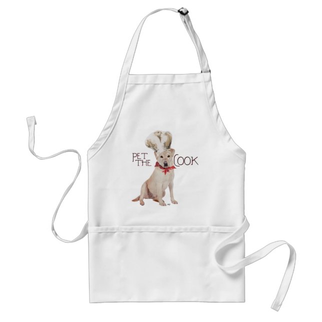 Avental Chef Labrador Retriever Amarelo (Frente)