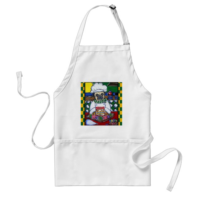 Avental Chef Pug (Frente)