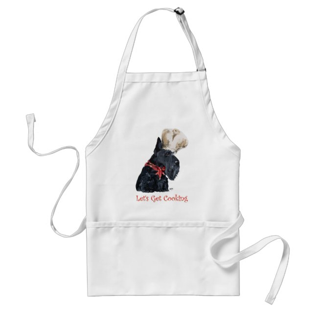 Avental Chef Terrier Escocês (Frente)