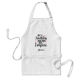 Avental Chefe Engraçado Personalizado Nail Salon Apron