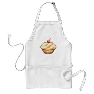 Avental Cherry Cupcake Bakery Apron