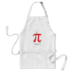Avental Cherry Pi Cute Math Pi Day Pie Baking Apron