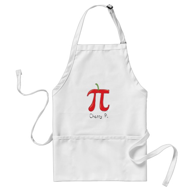 Avental Cherry Pi Cute Math Pi Day Pie Baking Apron (Frente)