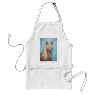 Avental chestnut mare with blonde mane equine art horse