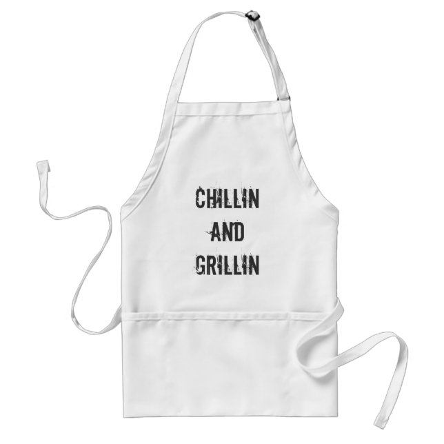 Avental Chillin e Grillin (Frente)