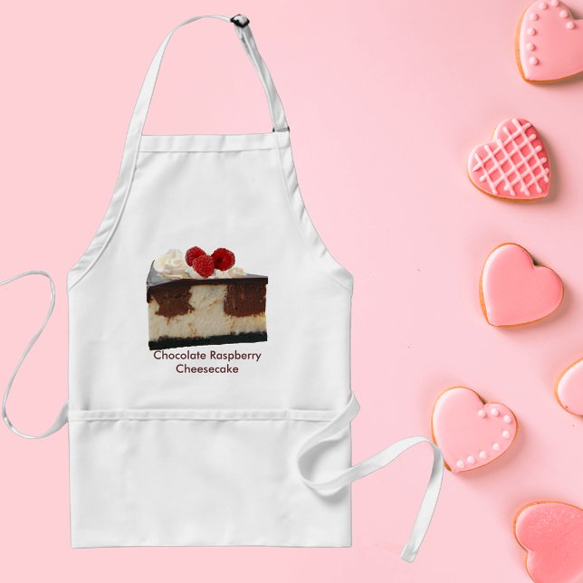 Avental Chocolate Framboesa (Chocolate Raspberry Cheesecake Adult Apron)
