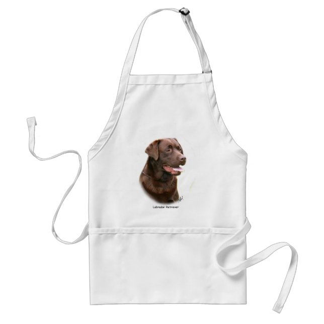 Avental Chocolate labrador retriever (Frente)