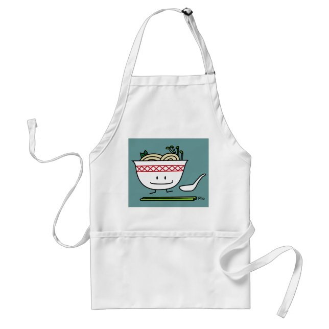 Avental Chopsticks da colher de sopa de Vietnam da bacia (Frente)