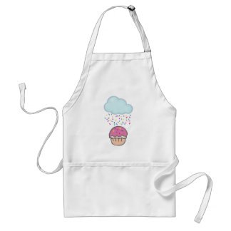 Avental Chovendo Confeitos no Cupcake