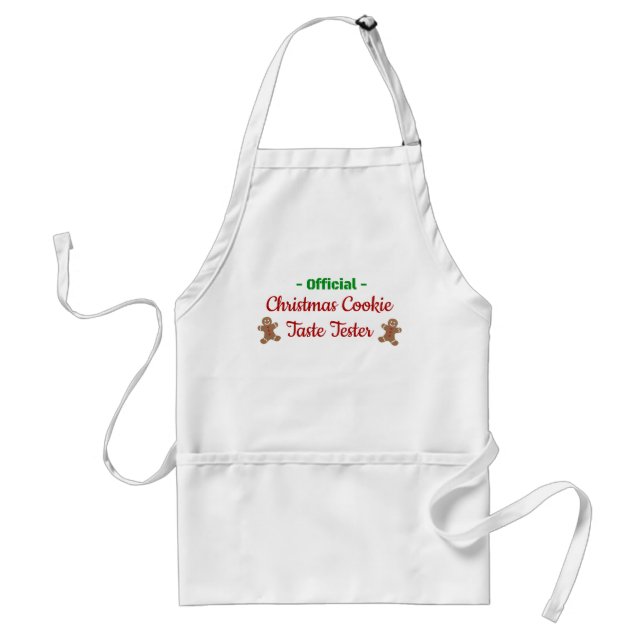 Avental Christmas Cookie Taste Tester Apron (Frente)