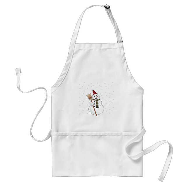 Avental Christmas Snowman Apron (Frente)