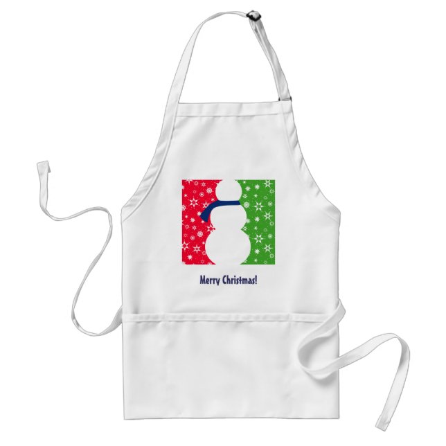Avental Christmas Snowman Apron (Frente)