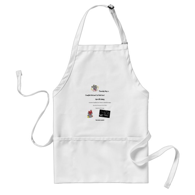 Avental Churrasco Catfish-Howl - Lagosta-Apron (Frente)