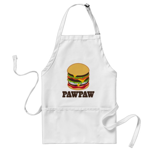 Avental CHURRASCO do hamburguer do PawPaw que grelha o (Frente)