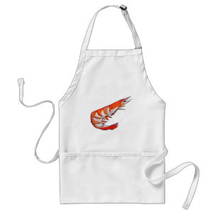 Avental CHURRASCO do kitsch do marisco do camarão do