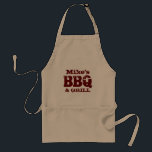 Avental Churrasco e grelha personalizados<br><div class="desc">Legal guloseimas por um fofinho.</div>