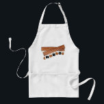 Avental CHURROS ESPANHA Fried Churro<br><div class="desc">A comida art apresenta um marcador original ilustrativo de um par de churros açucarados. Básico da culinária espanhola e portuguesa, a clássica igreja também é popular em partes do sudoeste dos Estados Unidos, América Latina e França, assim como nas Filipinas. Fritadas até crocantes e aspergidas com açúcar, estas pastas de...</div>