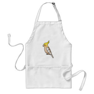 Avental Cinnamon Cartoon Cockatiel Parrot Bird