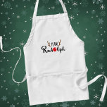 Avental Citação de Natal da Equipe Rudolph<br><div class="desc">Equipe Rudolph é um motivo ideal para compartilhar com amigos e familiares enquanto você celebra o Natal este ano. Completar com traficantes e o nariz vermelho obrigatório.</div>