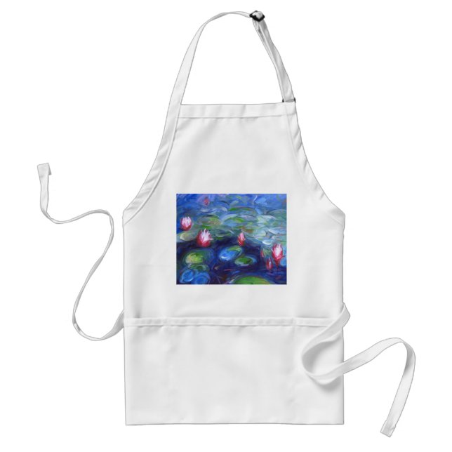 Avental Claude Monet: Lírios de água 2 (Frente)