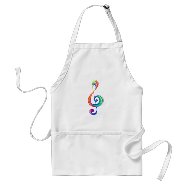 Avental Clef (trecho de arco-íris) (Frente)