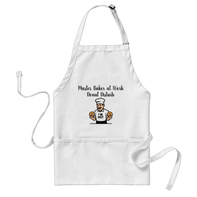 Avental Coffee House Sleuths Apron: Master Baker at Work (Frente)