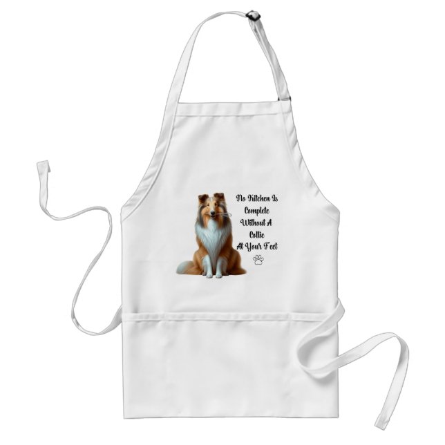 Avental Collie Kitchen Apron (Frente)