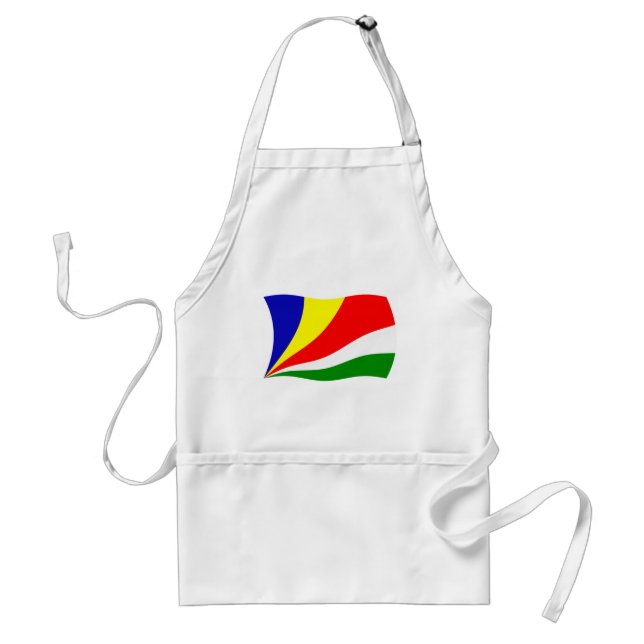Avental com a Bandeira das Seychelles (Frente)