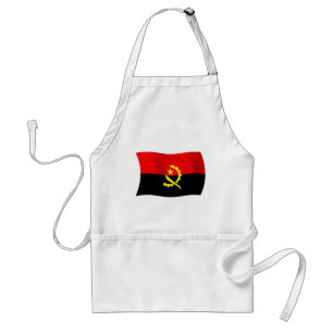 Avental com a Bandeira de Angola