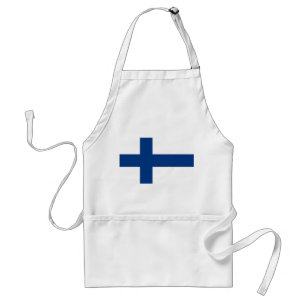 Avental com a bandeira de Finlandia