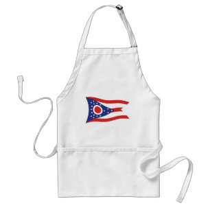 Avental com a Bandeira de Ohio