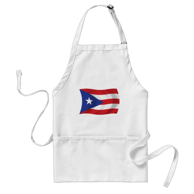 Avental com a Bandeira de Porto Rico (Frente)