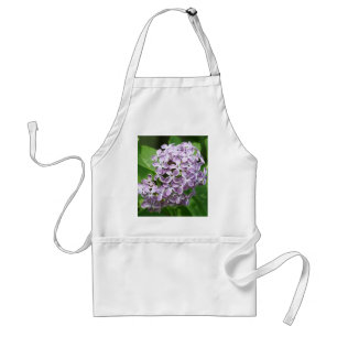 avental com a foto de lilacs roxos bonitos
