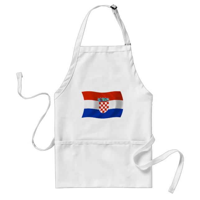 Avental com Bandeira da Croácia (Frente)
