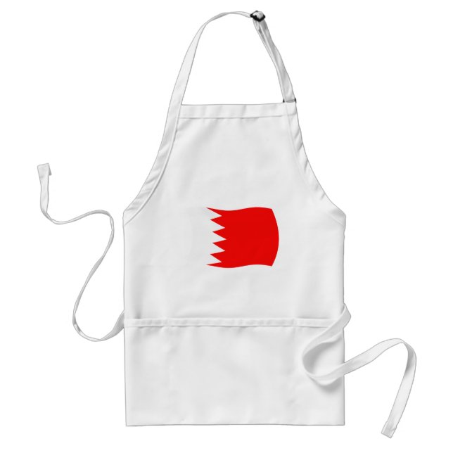 Avental com Bandeira do Bahrein (Frente)