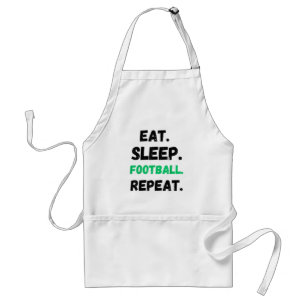 Avental Comer Dormir Futebol Repetir Fofo Comer Dormir Fut