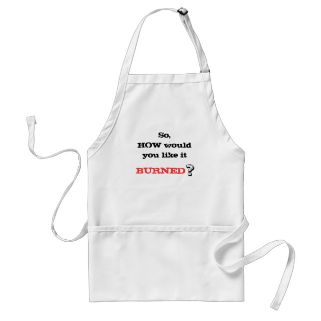 Avental Comida queimada Apron (Frente)