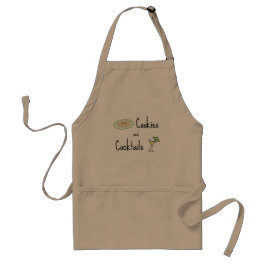 Avental Cookies e Cocktails Apron