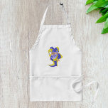 Avental Corpo Puro E Verde<br><div class="desc">Uma pessoa engraçada como um pijester roxo e verde. Esta design parece realmente eficaz nestes Apron</div>