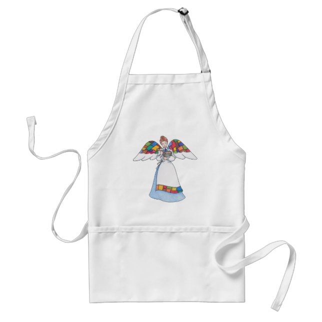 Avental Country Angel (Azul) Apron (Frente)